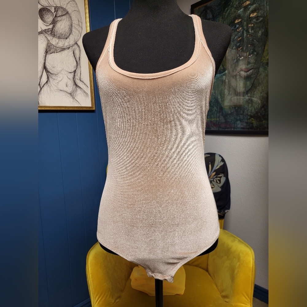 Madewell Velvet/Velour Bodysuit Size S